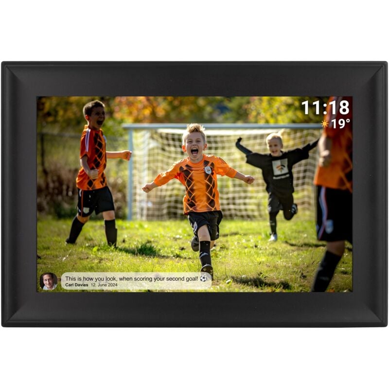 Denver Electronics - Denver Frame digital photo de 10,1 Zoll, mit Ambient led Light - hd - Frame de electronic photo - Frameo App - ips Touchscreen