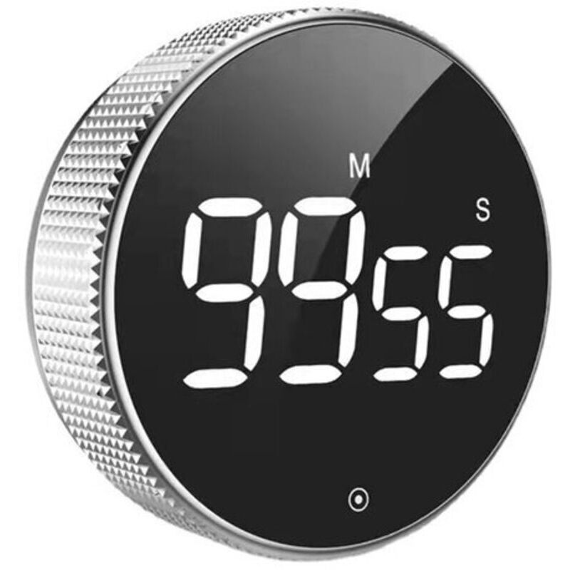 Digitaler Küchentimer – Großes LED-Display – Einstellbare Lautstärke und magnetische Rückseite – Stoppuhr mit Countdown-Timer zum Kochen und Backen –
