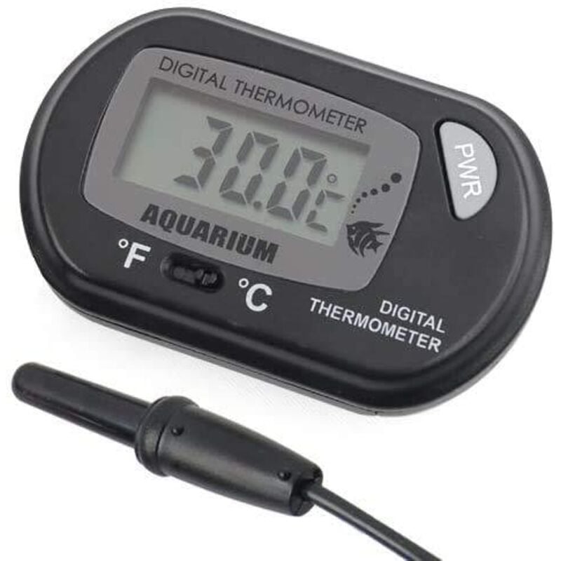 Digitales Aquariumthermometer – Elektronisches Thermometer – Aquarienzubehör – Aquarium/Terrarium – Tropische Fische