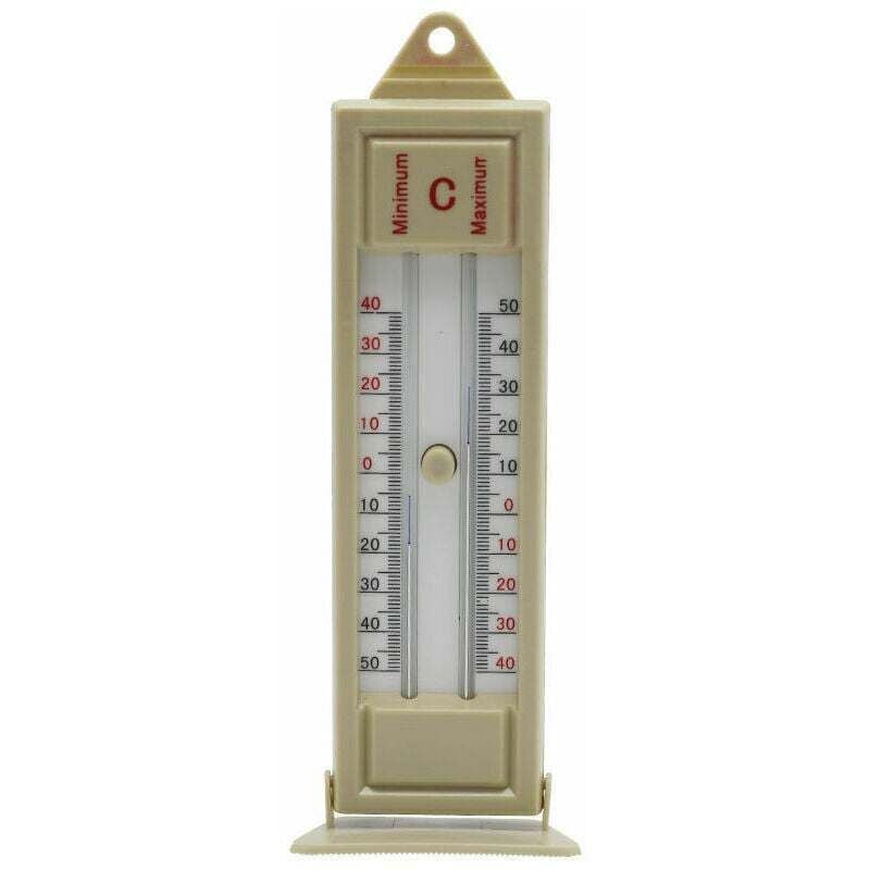 Digitales Gewächshaus-Thermometer, Minimum-Maximum-Thermometer – Außenbereich, Garten, Gewächshaus, Wand, Wandthermometer im klassischen Design,