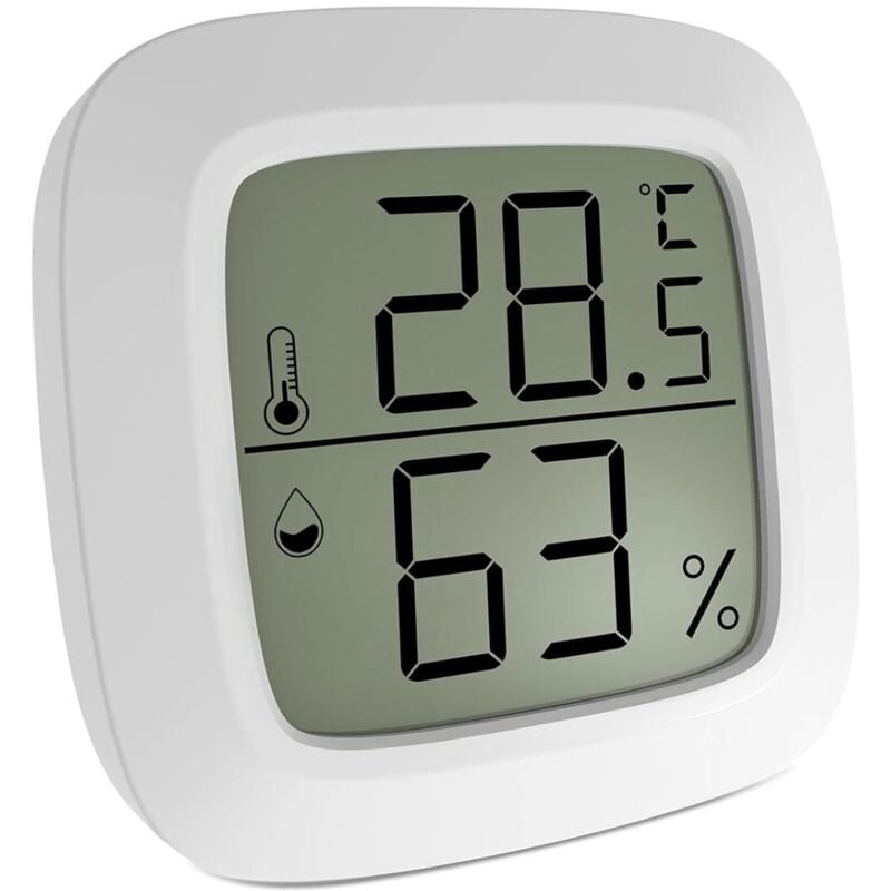 Linghhang - Digitales Hygrometer Thermometer Innenthermometer Innenhygrometer, Mini-Thermometer für Zuhause Terrarium Babyzimmer Inkubator Keller
