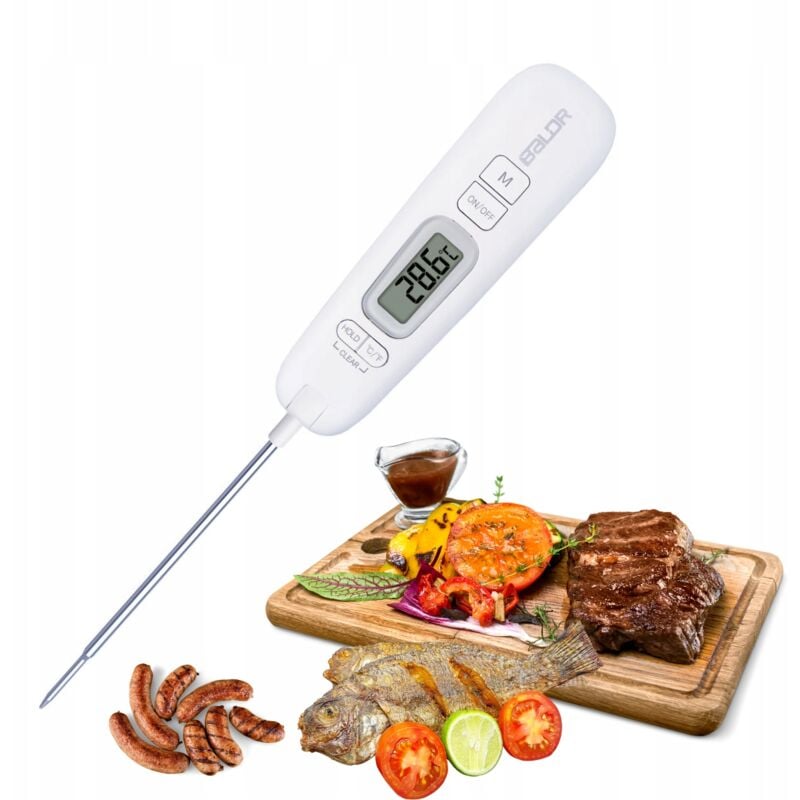 Digitales Küchenthermometer Für Fleisch, Fisch, Bäcker, Grill, Lcd