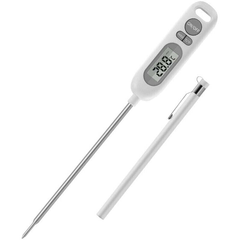 Digitales Küchenthermometer mit 145-mm-Sonde für Grillen, Backen, Fleisch und Zucker XXW