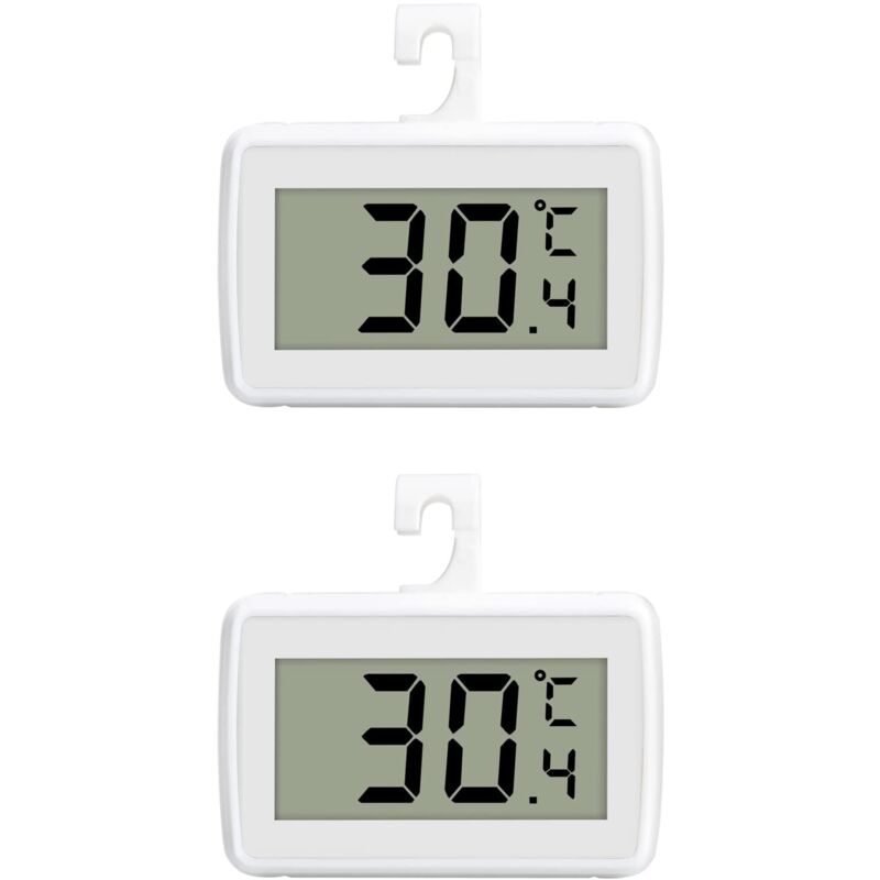 Digitales Kühlschrankthermometer, Mini-LCD-Digitalthermometer, sutmsh Digitales Kühlschrank-Gefrierschrank-Thermometer mit LCD-Display, hängender