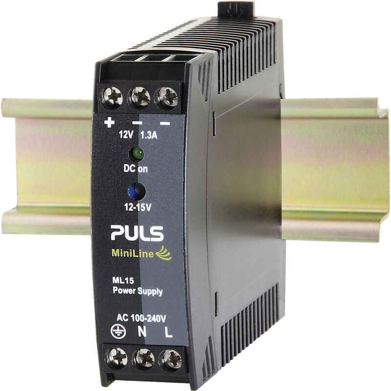 Puls - ML15.121 Hutschienen-Netzteil (DIN-Rail) 12 v/dc 1.3 a 15 w Anzahl Ausgänge:1 x Inhalt 1 St.