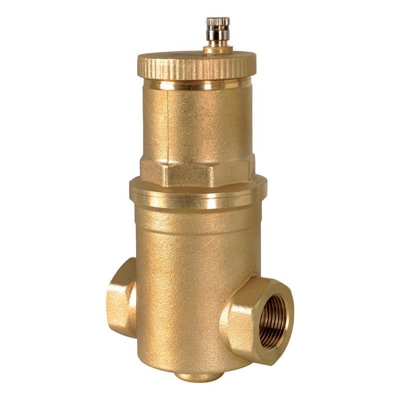 Ferrari Srl - e-u 1' Abluftventil aus Messing - für thermische und Solaranlagen