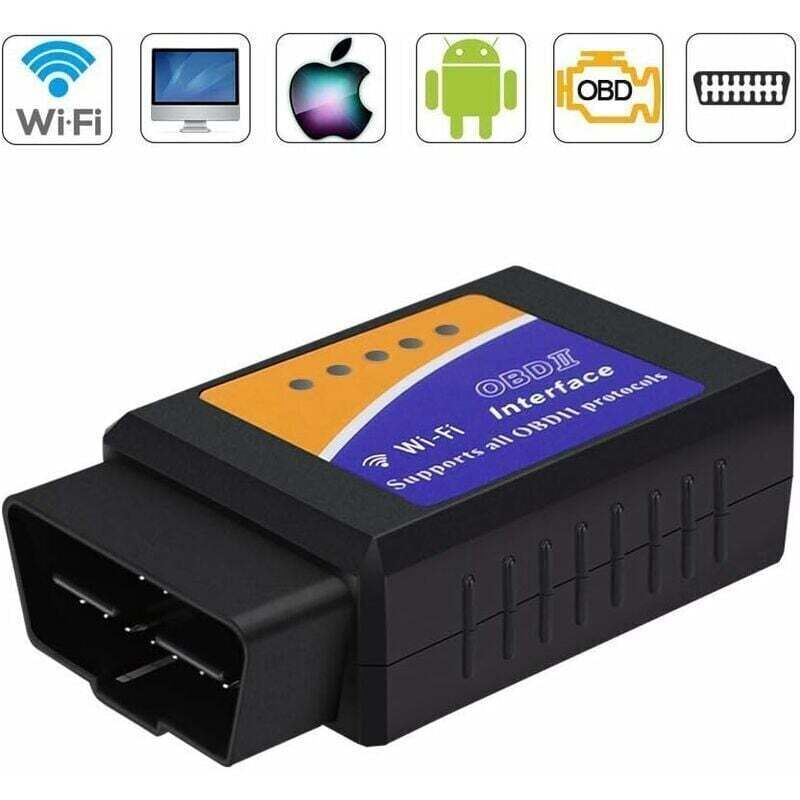 WLAN-OBD2-Diagnosegerät – ELM327 OBD II-Scanner für alle Fahrzeuge – Kompatibel mit iOS/Android/Windows – Einfache Installation –