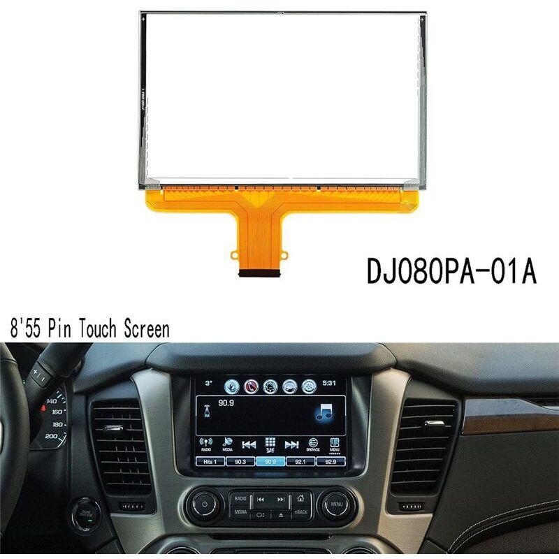 DJ080PA-01A 8 Zoll 55-Pin-Touchscreen für MYLINK Navigation Raido Display