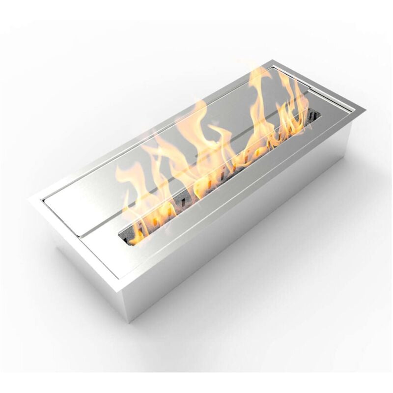 Brenner Dro, Kochfeld, Heizelement, Verbrenner, Made in Italy, 19x46 h10 cm, Silber - Dmora