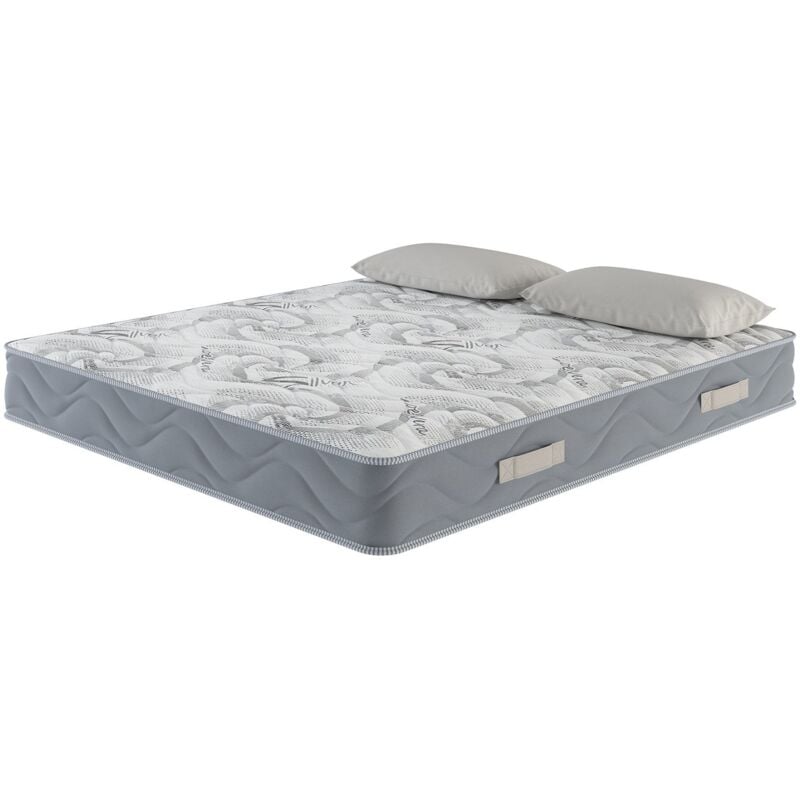 Talamo Italia - Dmora - Einzelne Matratze Dcorazz, Memory Foam Trioform-Matratze, ergonomische Matratze, milbenhemmende und hypoallergene Matratze,