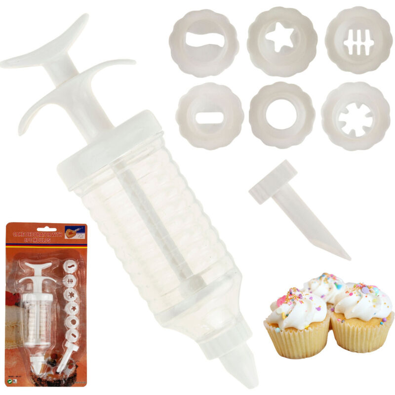 DO48 Dekorierspritze für Torten + 8 Tüllen