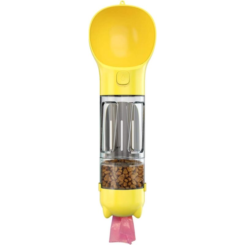 Dog Water Bottle,Dog Bottle,Portable Travel Water Bottle 300ML Dust Bag Pet Dog Water Bowl Pet Food Container Dispenser