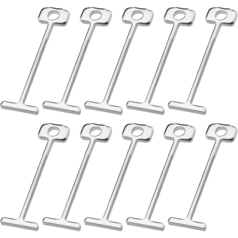 200 Stück T-Nadeln, austauschbare Stahlnadeln, Fliesennivellierungssystem, 1,5 mm, Fliesennivellierung, Böden, Wände, Bauwerkzeug, Gebäude - Dolaso