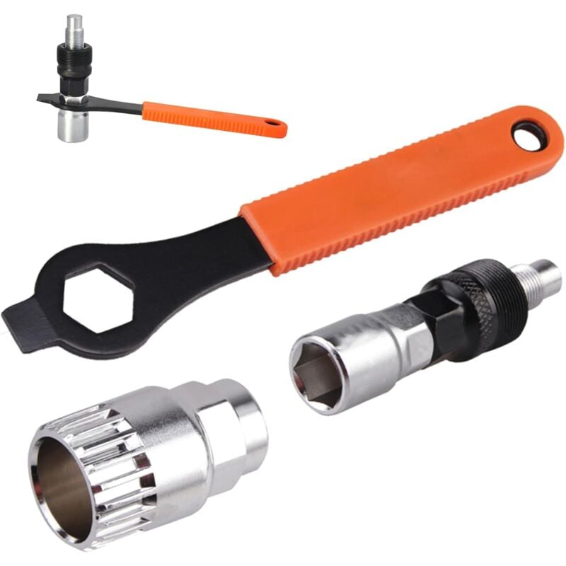 Dolaso - Fahrrad-Kurbelabzieher, Tretlager-Kurbelabzieher, Fahrrad-Reparaturwerkzeug, MTB-Tretlager-Entferner, Ausrüstung für Outdoor-Radfahren,