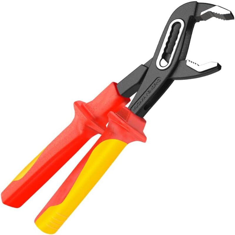 Dolaso - VDE-isolierte Wasserpumpenzange erfüllt IEC/EN60900-2012 für die Wartung von Elektrikern, Elektrogeräten, Haushalten, Badezimmern und