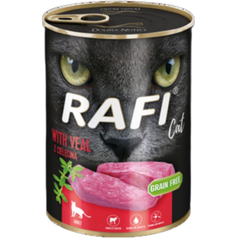 RAFI Cat mit Kalbfleisch - Katzenfutter 400g