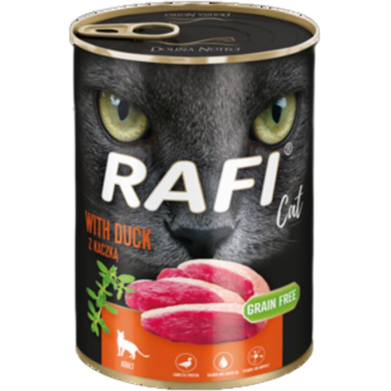 RAFI Cat mit Ente - Katzenfutter 400g
