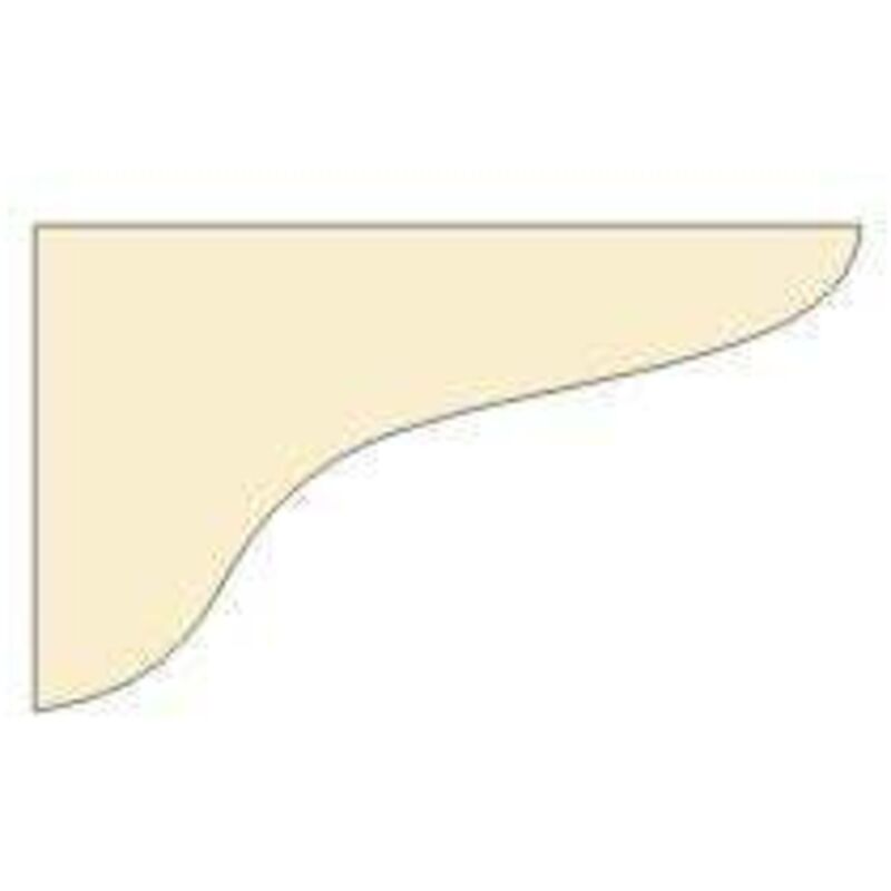 Dolle Konsole Holz Basic, Fichte roh, für 25er Regalboden Regalhalter