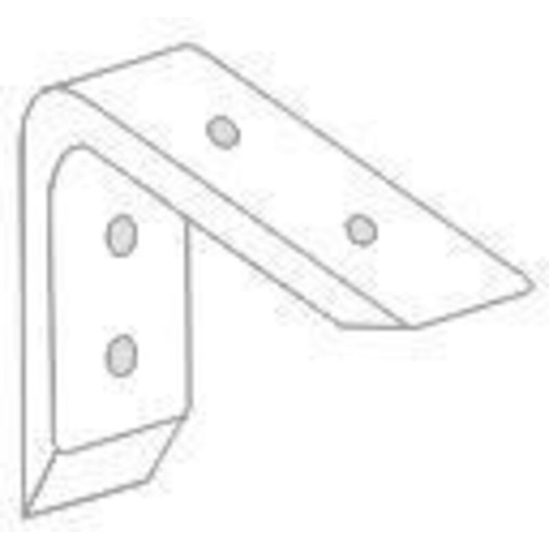 Dolle Konsole Thor 140 x 100 x 30 mm, Schichtholz weiß Regalhalter