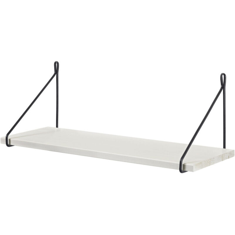 Dolle Wandregal Filo 80 x 20 cm weiß/schwarz Wandregal