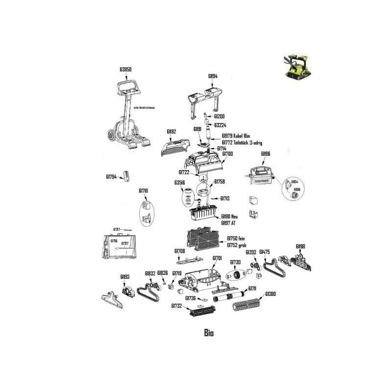 Dolphin Caddy 'Neu' Dolphin Supreme BIO Poolreiniger