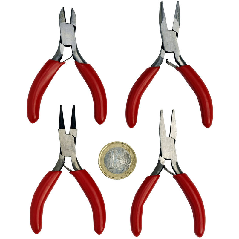 Donau Elektronik - 3640 Elektronik- u. Feinmechanik Zangen-Set 4teilig