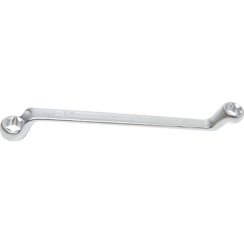 Doppel-Ringschlüssel mit E-Profil-Ringköpfen gekröpft SW E20 x E24