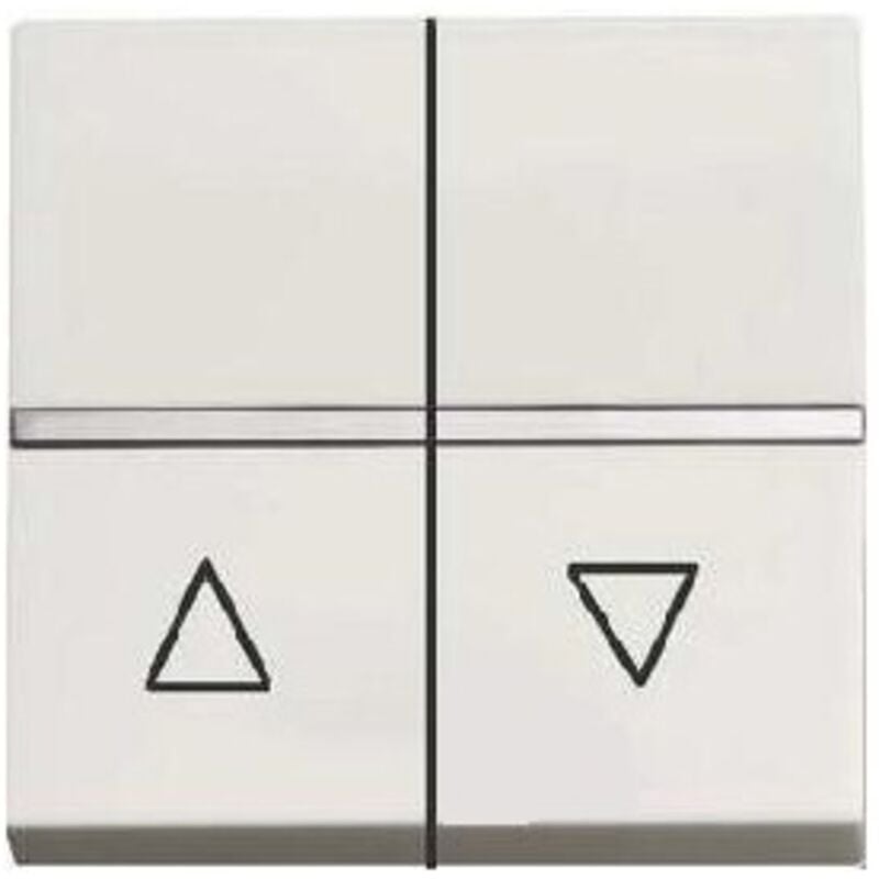 Doppelknopf für Jalousien weiss Niessen Zenit N2244 bl