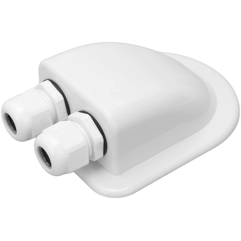 Doppelte Kabelverschraubungsdose für Solaranlagen, wasserdicht (IP68), für Photovoltaik-Montagehalterungen an Wohnmobilen, Solarmodule, Klimaanlagen,