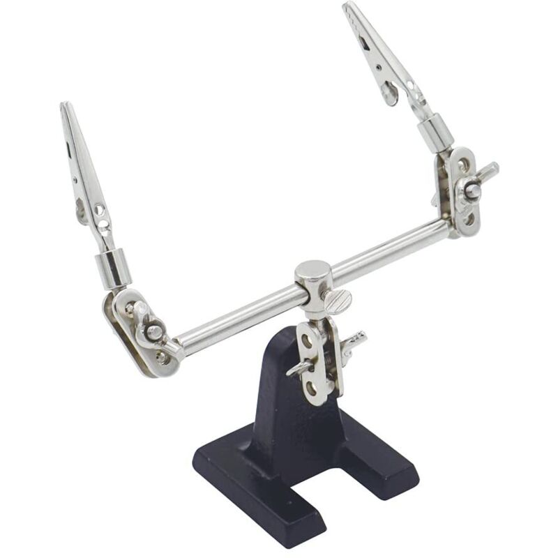 INHHUB Verstellbare helfende Hand – Hält Leiterplatten und Projekte in exakter Position zum Löten, Hobby-Modellbau, Schmuckreparatur – INHHUB