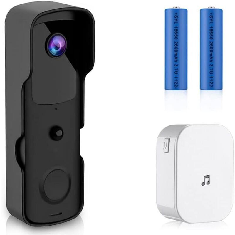 Drahtlose Kamera-Türklingel, kabellose Kamera-Türklingel, kabellose Türklingel, Video-Türklingel mit Glocke, Diebstahlschutz-Türklingel, kabellose