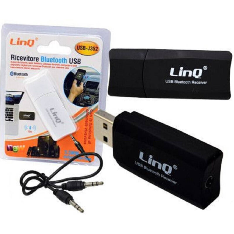Trade Shop Traesio - Trade Shop - bluetooth wireless usb / 3,5 mm pc auto USB-J352 receiver -