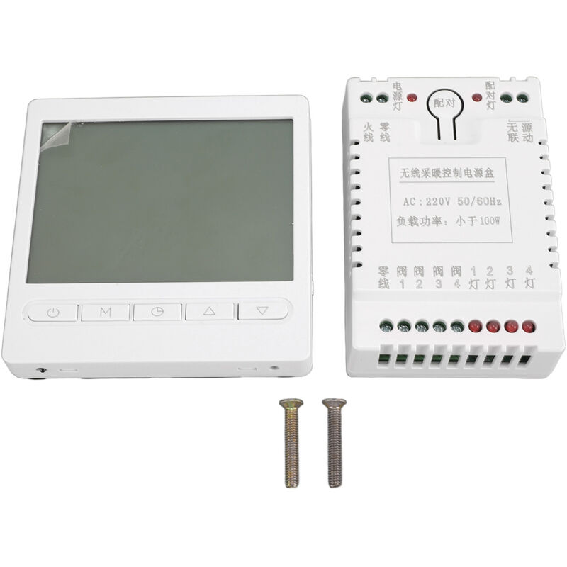 Drahtloses LCD-Thermostat-Temperaturreglerfeld 220V RF Smart-Heim-Klimaanlagenregler für Ventilatoren, Gewächshäuser, Tierhandlungen.