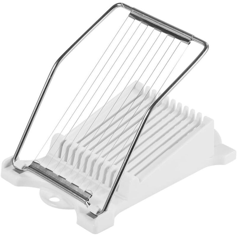 Drahtschneider aus Edelstahl, Küchenhelfer zum Schneiden von Aufschnitt, Schinken, gekochten Eiern, Käse, Sushi und Obst.