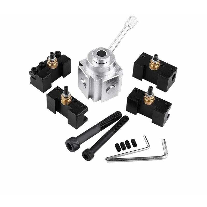 Drehmaschine Werkzeughalter, Schnellwechselhalter Drehbank Schnellwechsel Stahlhalter Drehmaschine Werkzeughalter Werkzeug Pfostenfrserhalter