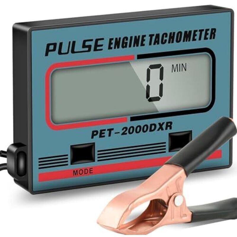 Drehzahlmesser Motorsäge Benzinmotor Rasenmäher Clip Tacho meter Wartung Messgerät Kettensäge RPM Tachometer Tacho Fahrrad Kabellos Traktor-Generator