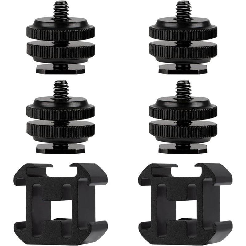 Dreifach-Blitzschuh-Adapter-Verlängerungshalterung für Mikrofonblitze, Monitorkameras und Camcorder