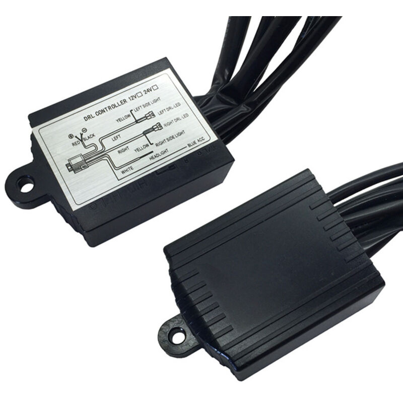 DRL Controller Auto LED TagsüBer Fahren Licht Relais Kabelbaum Dimmer Ein/Aus 12V Nebel Licht Scheinwerfer Controller