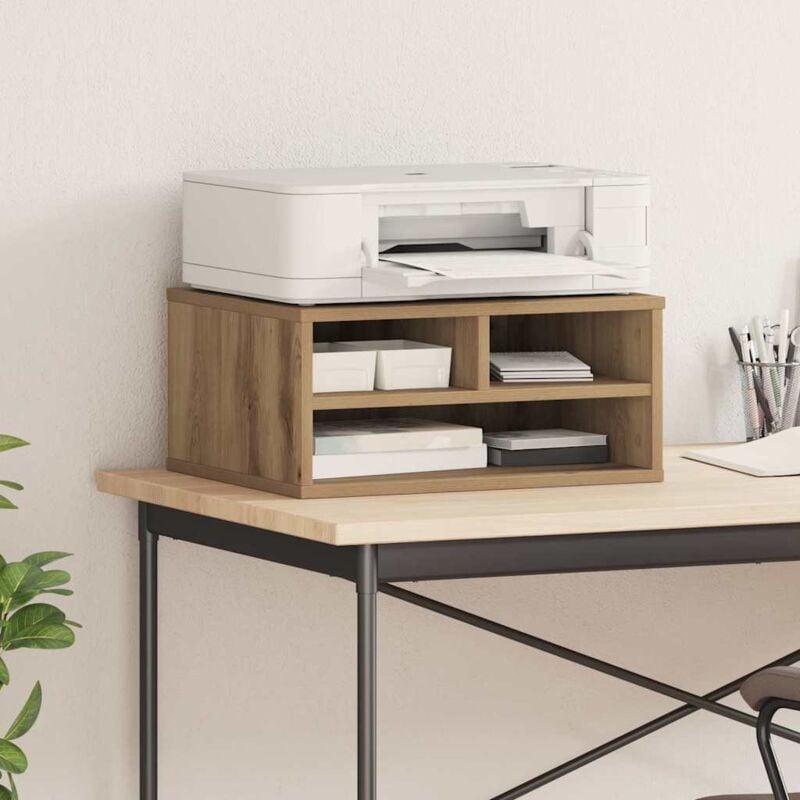 Vidaxl - Druckerständer Artisan Eiche 49x40x22,5 cm Holzwerkstoff