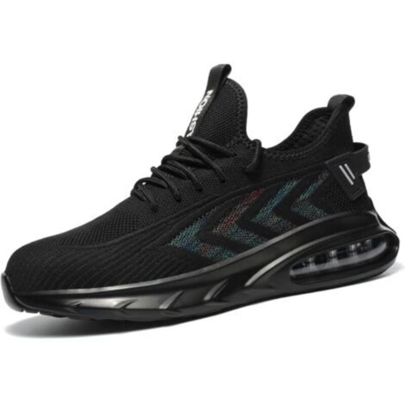 Stahlkappenschuhe für Herren, unverwüstliche Sneaker aus Verbundmaterial, Herren-Industrie-Stil – Standardgröße 41 (EU)