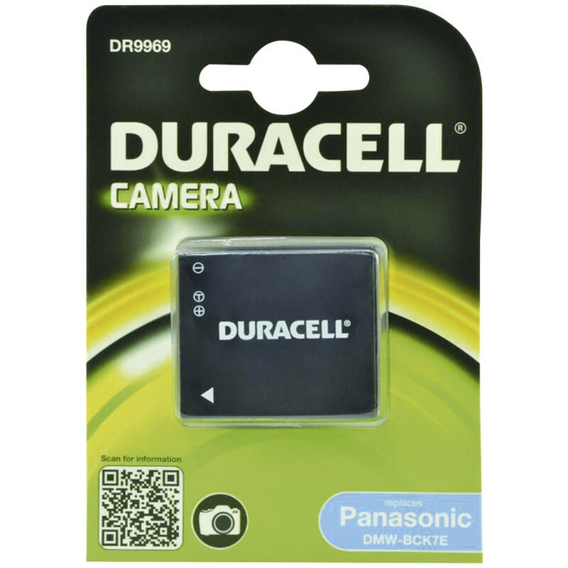 Duracell - DMW-BCK7 Kamera-Akku ersetzt Original-Akku (Kamera) DMW-BCK7E 3.6 v 630 mAh