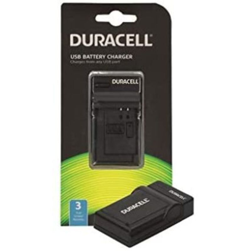 DRN5923 Replacement Nikon EN-EL12 usb Charger - Batterieladegerät - Schwarz - für Nikon Coolpix A1000, A900, AW120, AW130, P340, S9600, S9900, W300