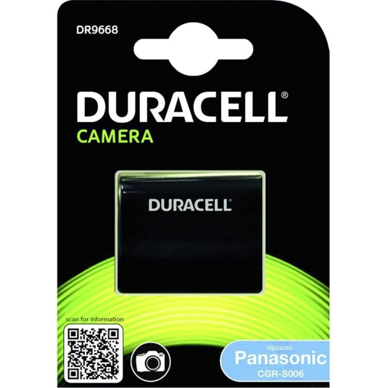 CGA-S006 Kamera-Akku ersetzt Original-Akku (Kamera) CGR-S006E/1B, CGR-S006E, CGR-S006, cga- - Duracell