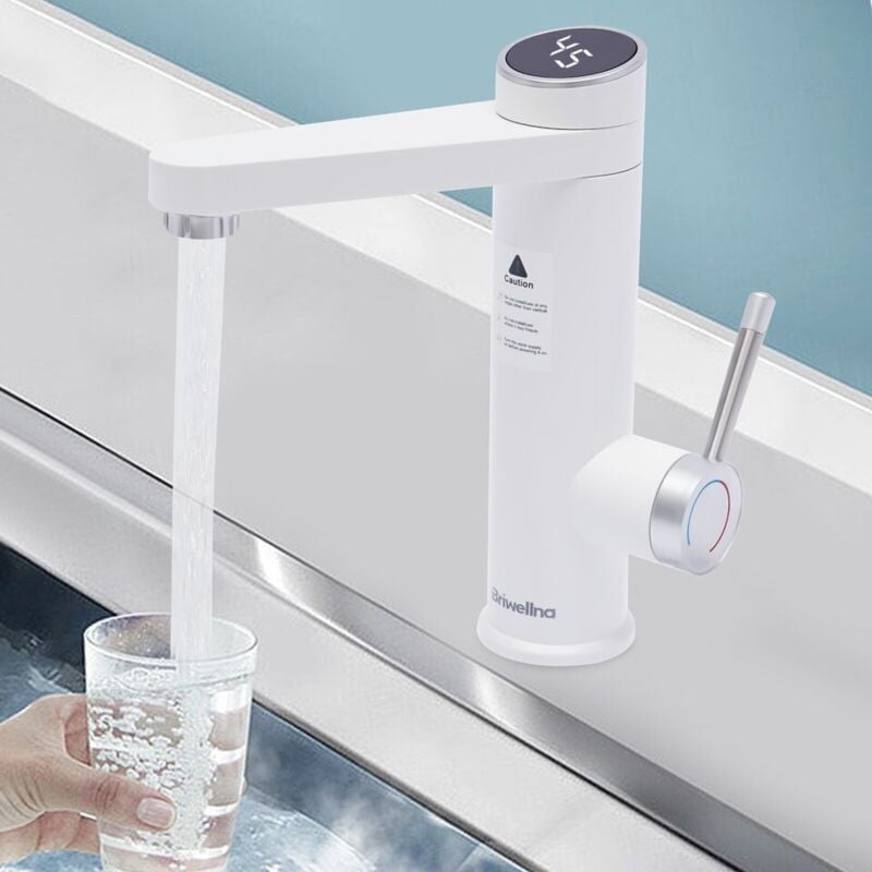 Durchlauferhitzer Elektrischer Wasserhahn für Küche, Bad und Waschbecken, Warmwasser, 3200 w