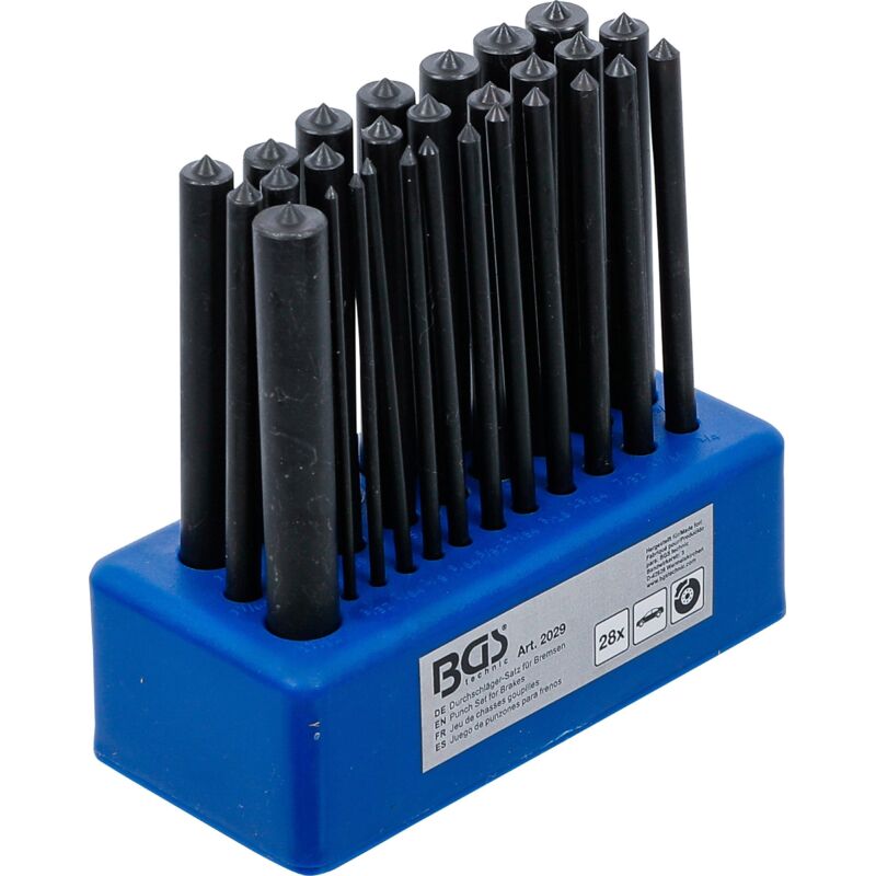 Durchschläger-Satz für Bremsen 28-tlg.