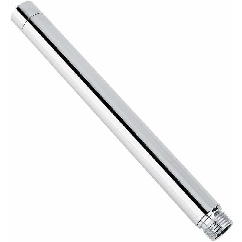 Duscharmverlängerung aus Edelstahl für Badezimmerduschköpfe, G1/2-Zoll-Gewinde, 201, verchromt (6 Zoll, 1/2 Zoll)