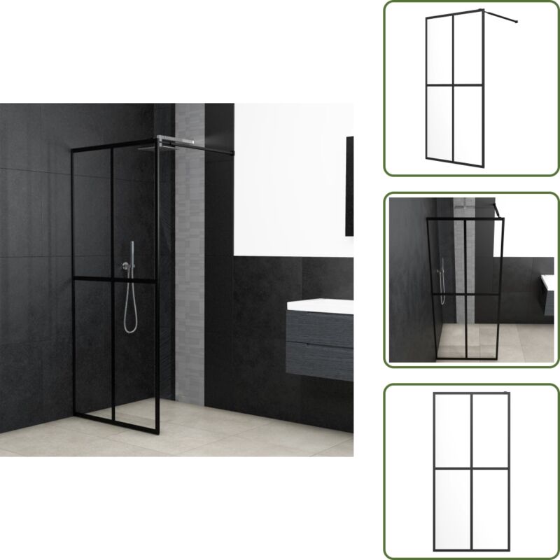 Duschwand für Walk-in Dusche Klares Sicherheitsglas 80x195 cm - Dusche - Duschwand - Walk-in Dusche - Sicherheitsscheibe - Glasdusche