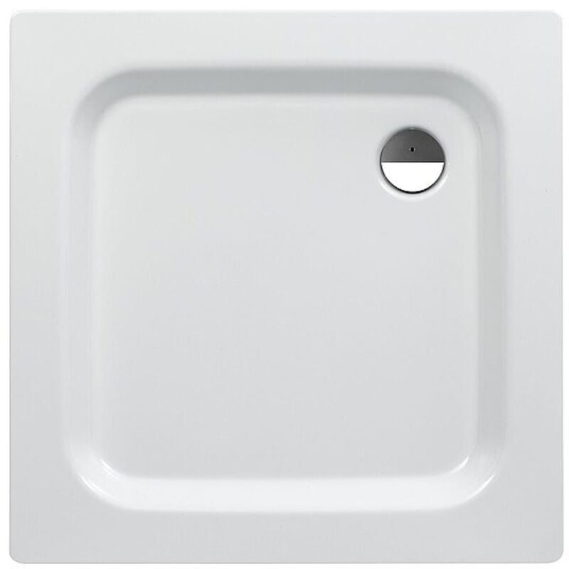 Duschwanne ERAM Quadrat 800 x 65 x 800 mm, Stahl-Emaille, weiß