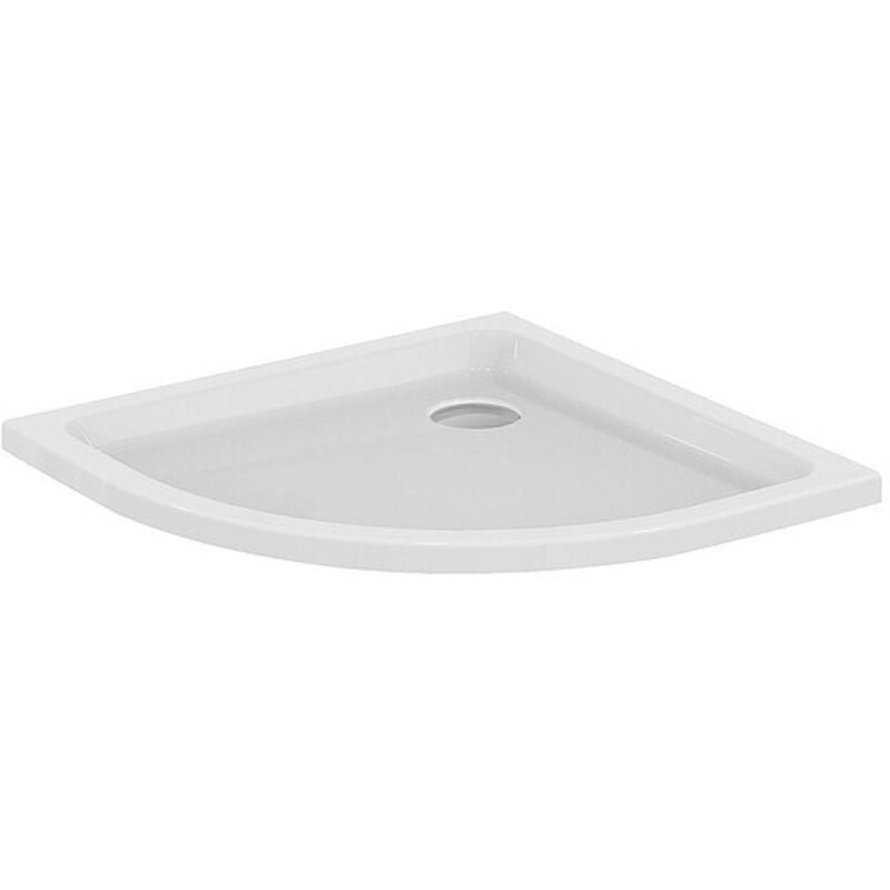 Duschwanne Ideal Standard Hotline Viertelkreis 800 x 80 x 800 mm, Radius 550 mm, Acryl, weiß - K277901