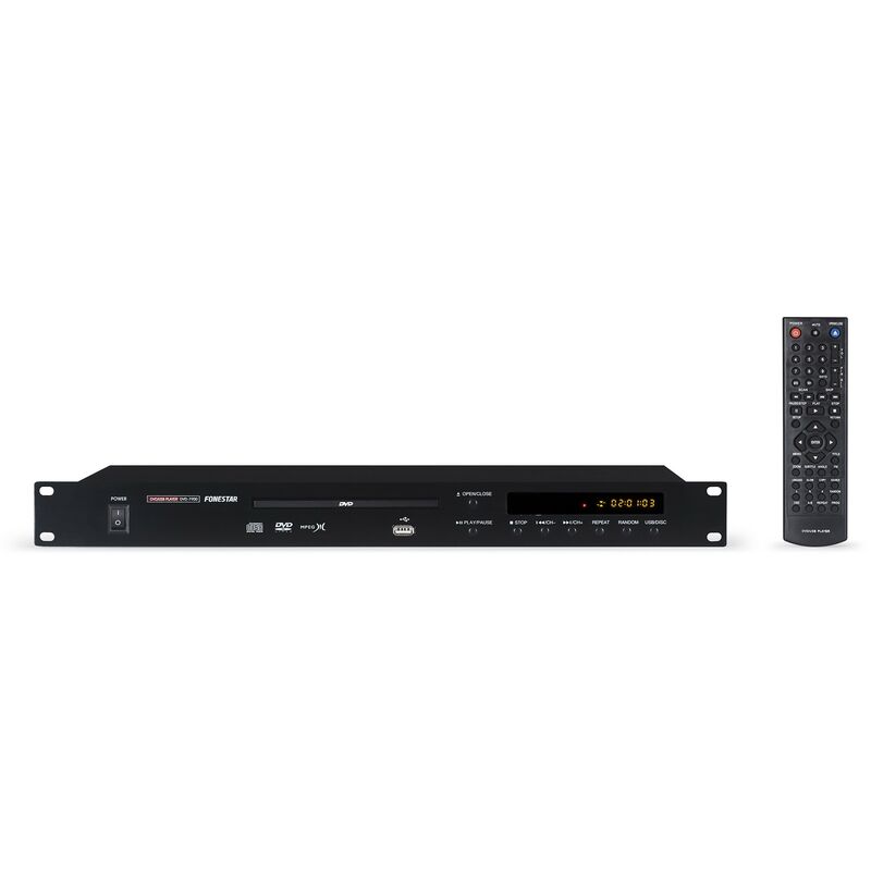 DVD-Player USB-RACK 19in VGA FONESTAR